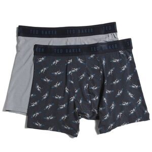 Ted Baker S Multicolored Gray Black Blue Boxer Briefs